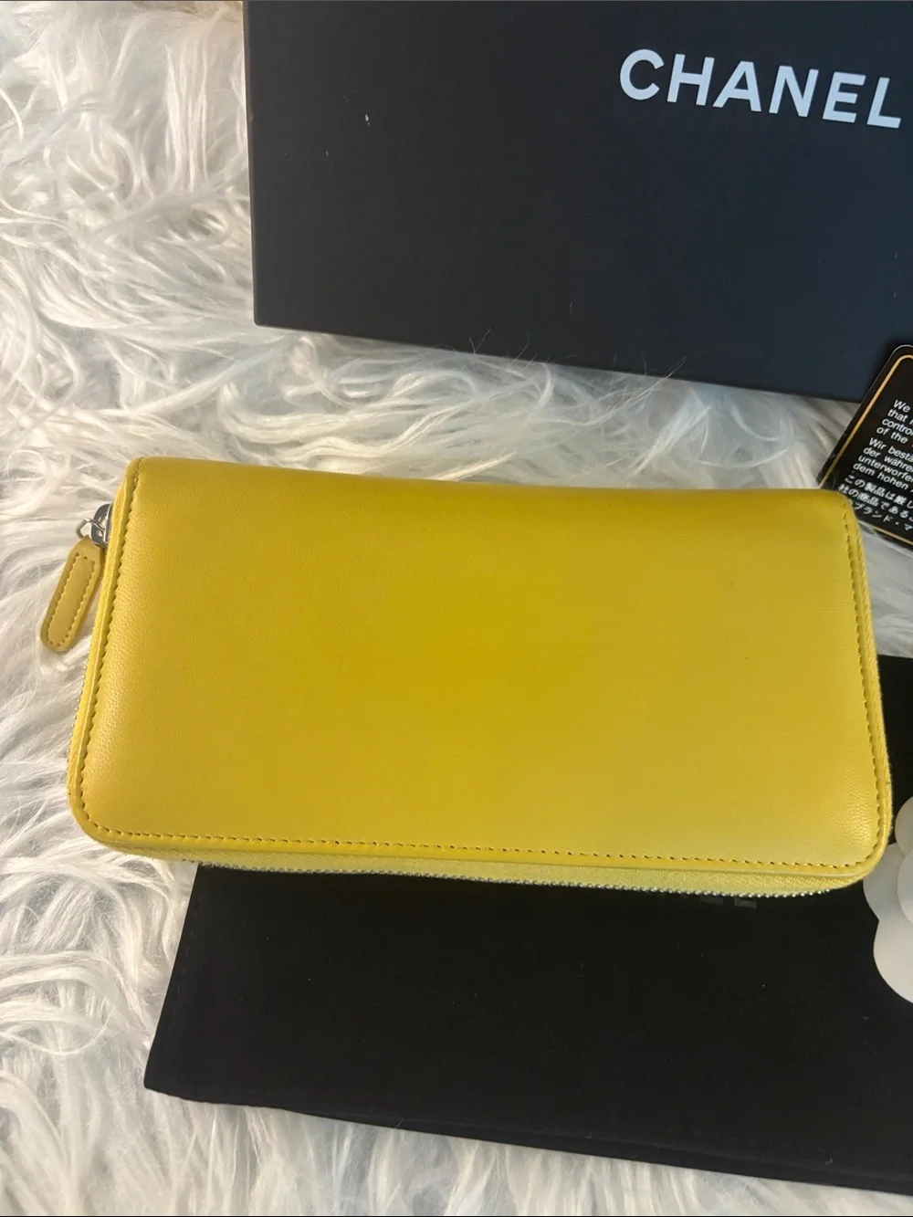 CHANEL Timeless CC Lambskin Zippy Wallet